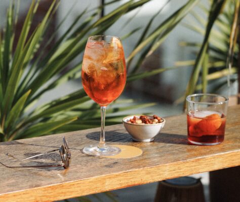 Cocktails in rooftop
