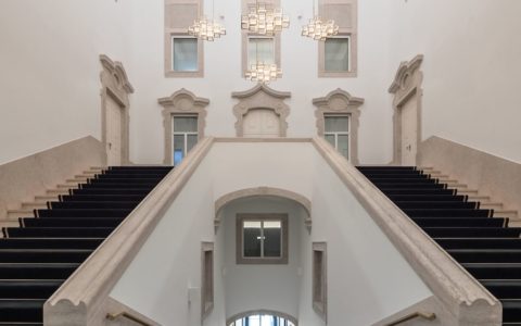 Art Exhibit at The Lumiares’ Staircase